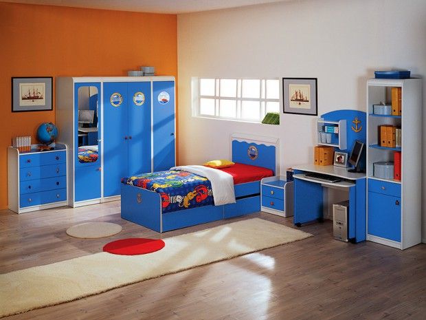 Različne vrste dekoriranja otroške sobe za dečka